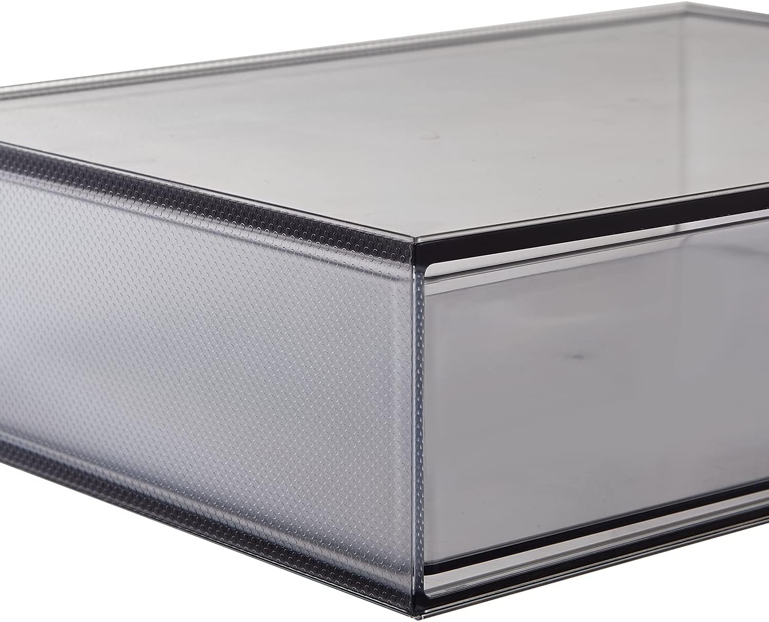 STORi STAX Plastic Stackable Organizer Drawer in Classic Grey | 12.5-inches Wide | Organize Office Desk Accessories and Sort Letter-Size Paper | Made in USA - Image 7
